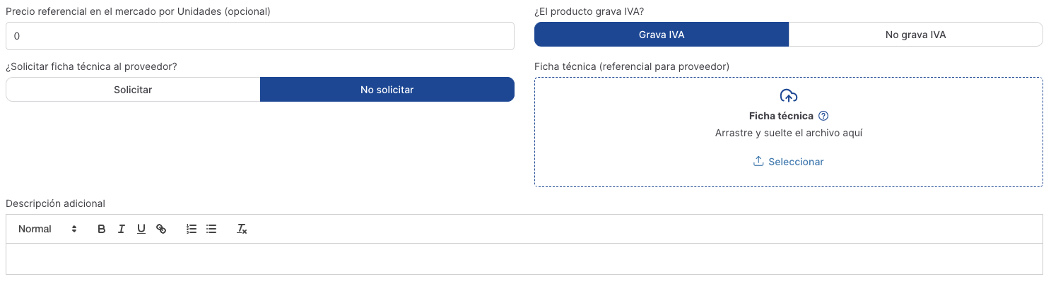 configuraciones adicionales