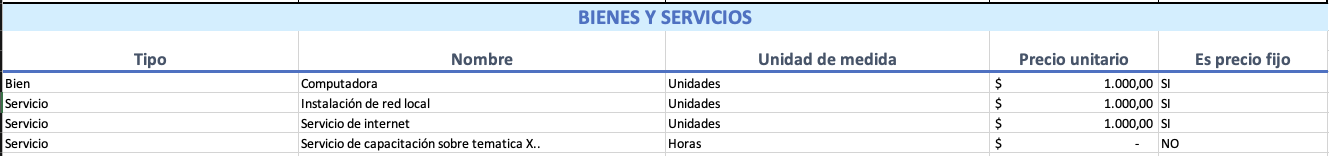 importar proveedor recurrente 3