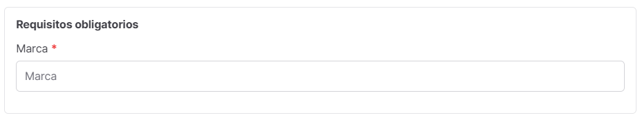 requisitos obligatorios