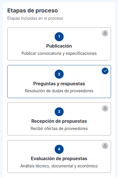 etapas de proceso