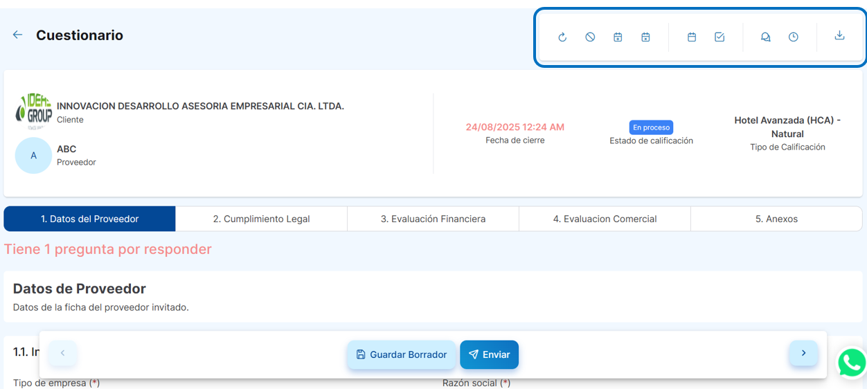 acciones adicionales