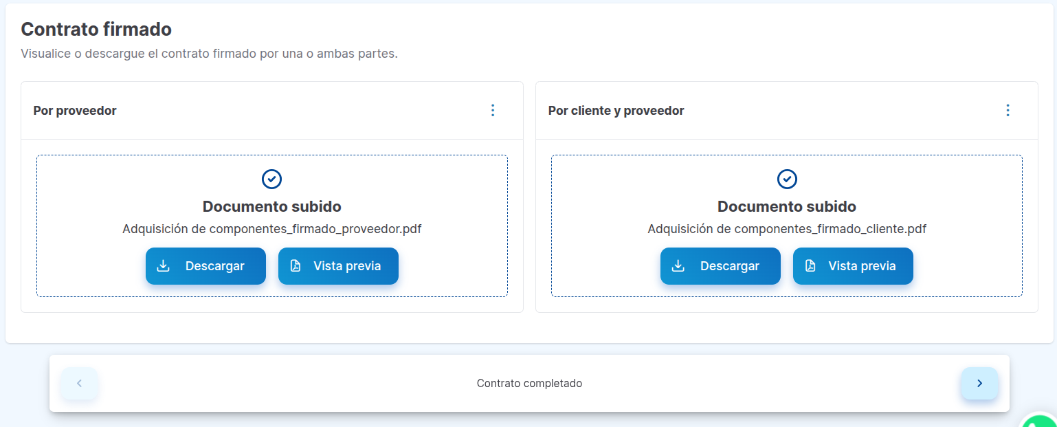 contrato completado