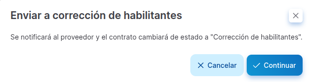 etapa corrección habilitantes