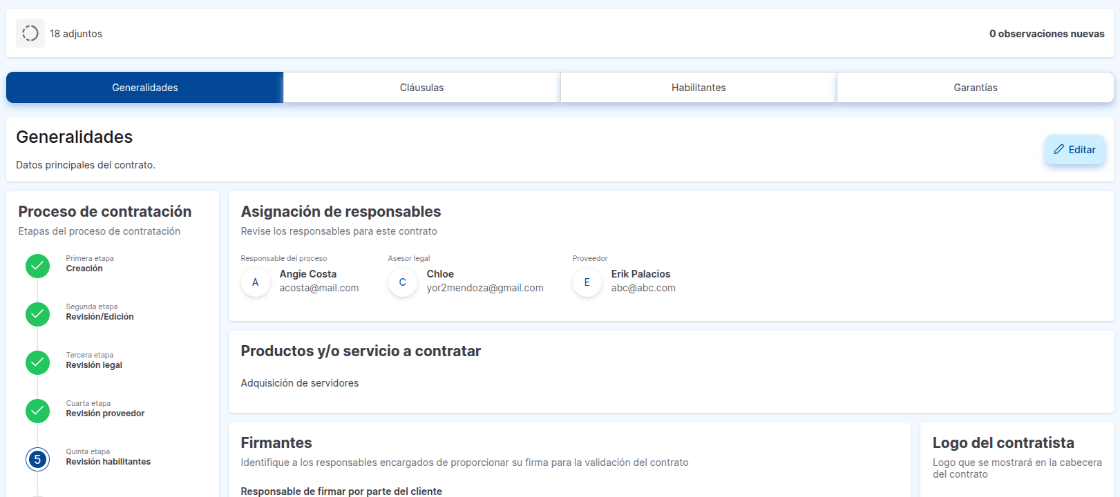 vista proceso habilitantes